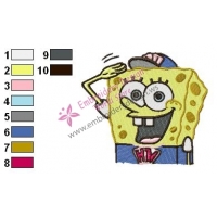 SpongeBob SquarePants Embroidery Design 13